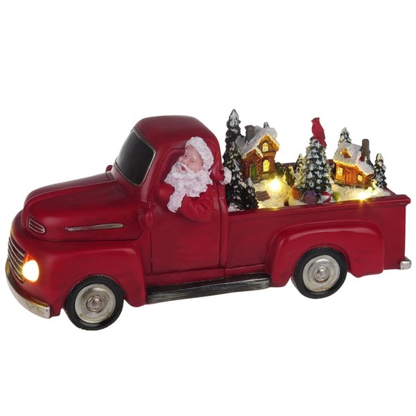 Mr. Christmas LED Red Animated Scene Truck Holiday Decoration 22843AC